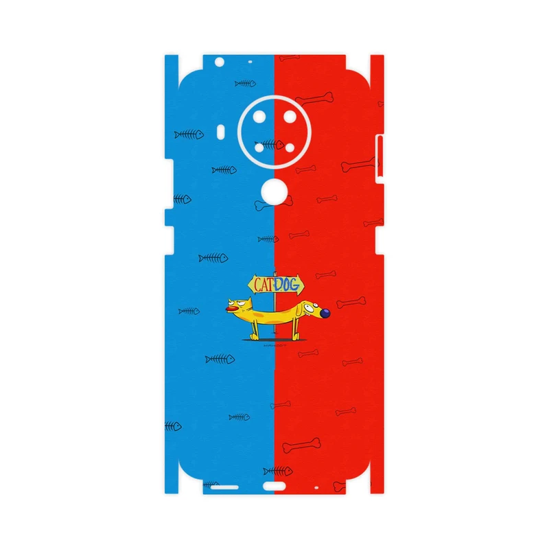برچسب پوششی ماهوت مدل CatDog-FullSkin مناسب برای گوشی موبایل نوکیا 5.4