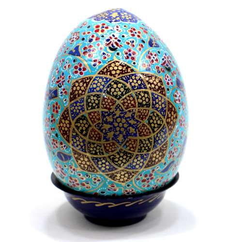 تخم شترمرغ طرح میناکاری مدل TSH102