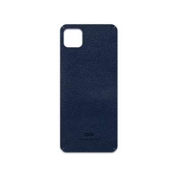 برچسب پوششی ماهوت مدل Deep-Blue-Leather مناسب برای گوشی موبایل سامسونگ Galaxy A22 5G