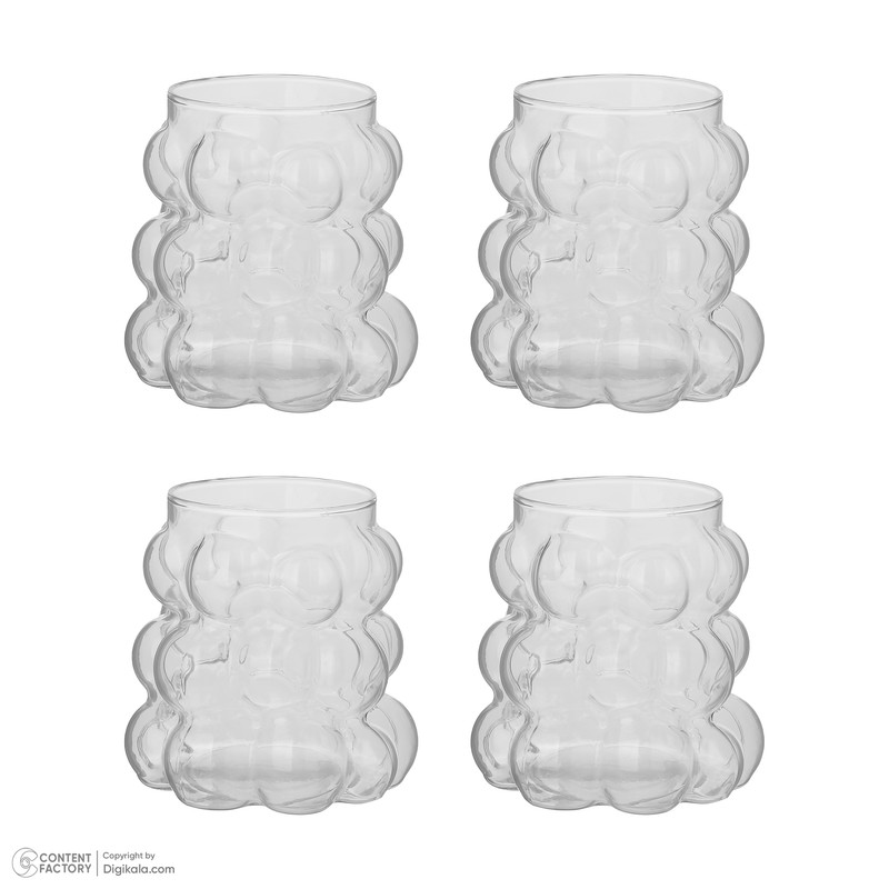 لیوان مدل دیاموند کد 5858 بسته 4 عددی