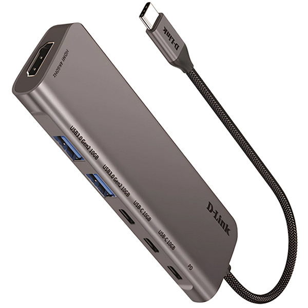 هاب 6 پورت USB-C دی‌لینک مدل DUB-C106