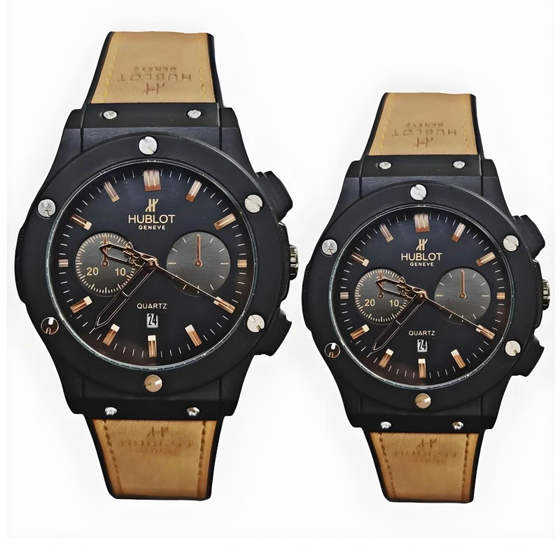 ست ساعت مچی عقربه ای  زنانه و مردانه  مدل تک موتور