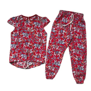 ست تی شرت و شلوار دخترانه مدل کارن 1050