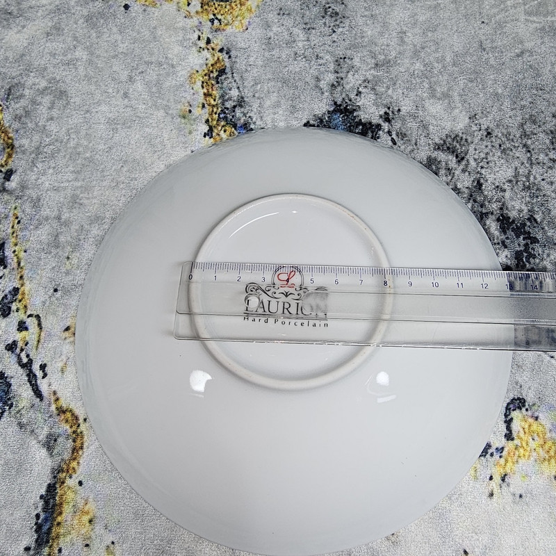 بشقاب خورش خوری مدل گود 21 خط طلا کد 360013 مجموعه 6 عددی