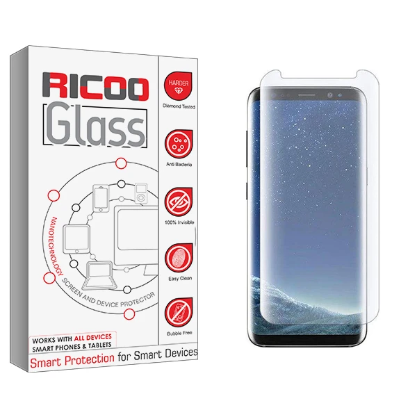 محافظ صفحه نمایش ریکو مدل RC UV مناسب برای گوشی موبایل سامسونگ Galaxy S8