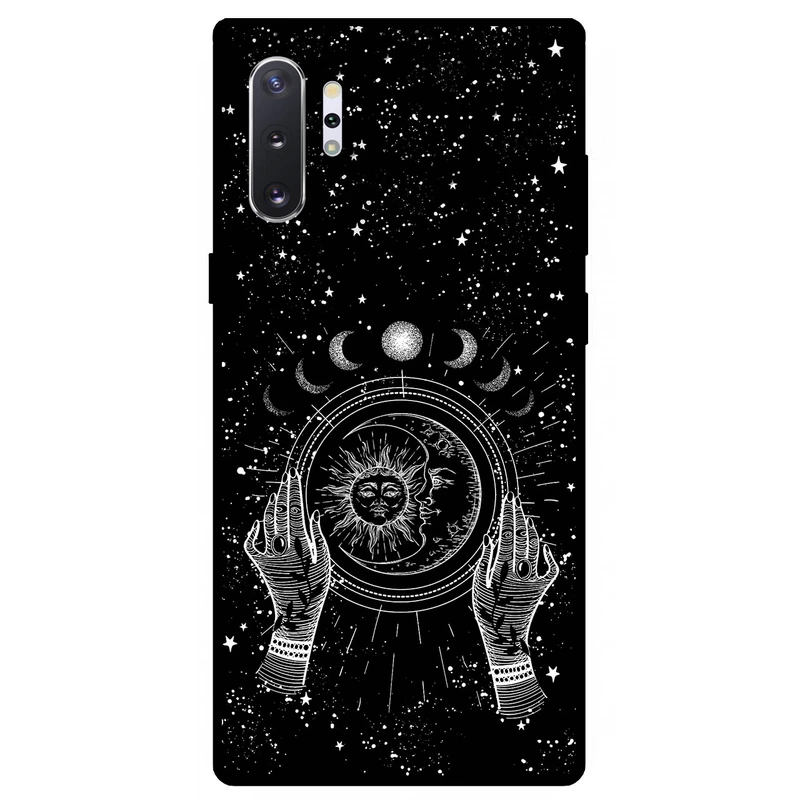 کاور مگافون طرح ماه و خورشید مدل 1892 مناسب برای گوشی موبایل سامسونگ Galaxy Note 10 Plus         