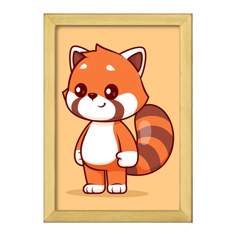 تابلو خندالو طرح حیوانات بامزه پاندا کد 29707