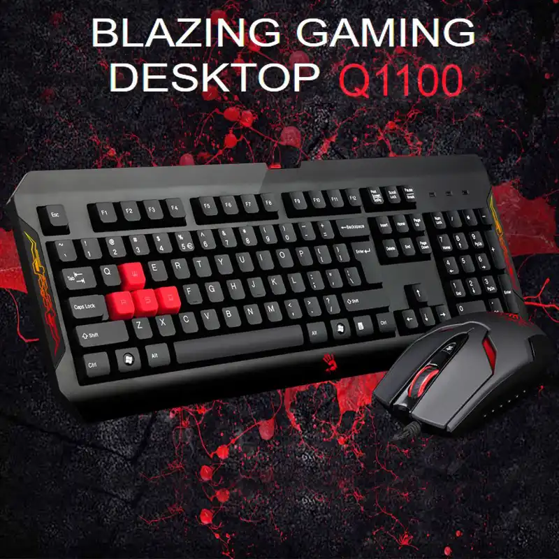 ست گیمینگ بلادی مدل BLAZING_Q_11OO_RGB