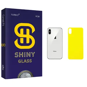 Atouchbo Shiny Glass Back Protector For Apple اپل iPhone X