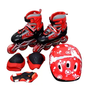 اسکیت کفشی مدل LINE KIDS 31-34 به همراه کلاه و لوازم ایمنی اسکیت