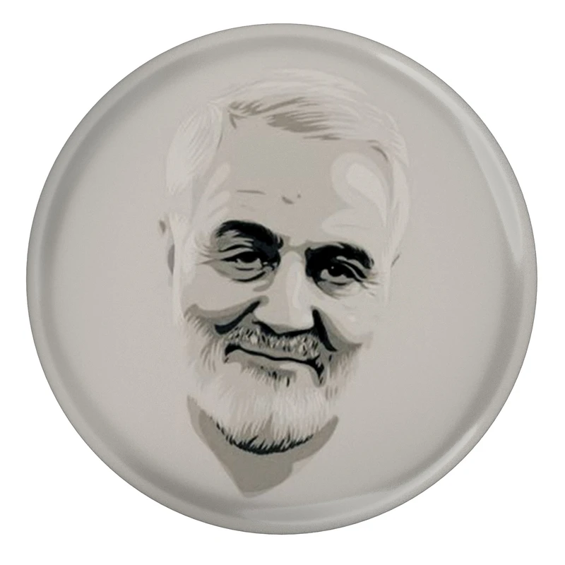 مگنت مدل S12608 طرح سردار شهید حاج قاسم سلیمانی