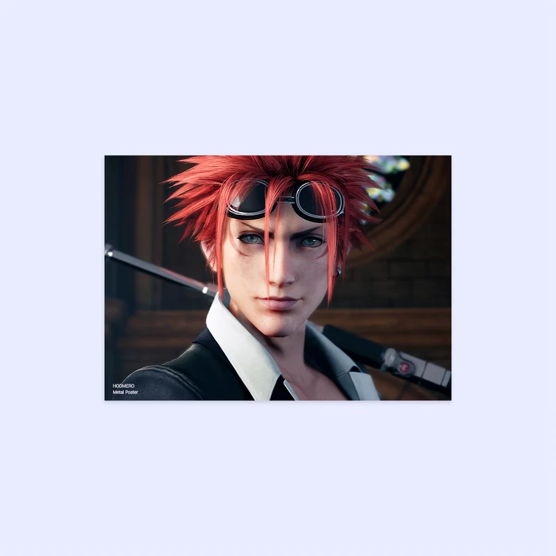 پوستر هومرو مدل فلزی طرح بازی Final Fantasy کد PS1202