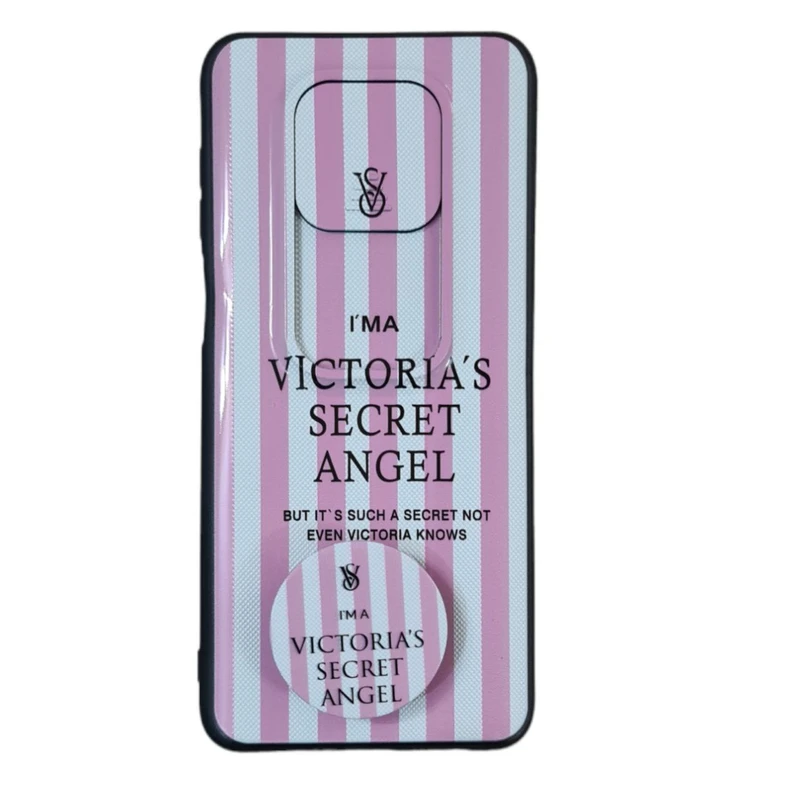 کاور طرح دخترانه کد 928 مناسب برای گوشی موبایل شیائومی Redmi Note 9s / 9 Pro به همراه پاپ سوکت