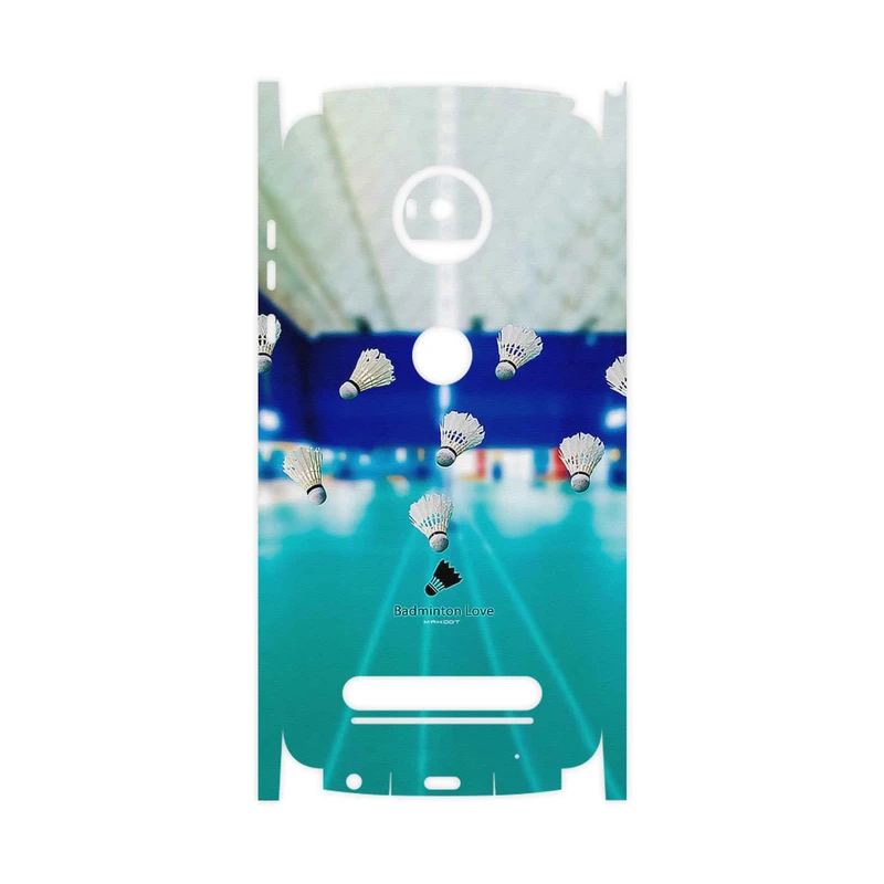 برچسب پوششی ماهوت مدل Badminton-FullSkin مناسب برای گوشی موبایل موتورولا Moto Z2 Play