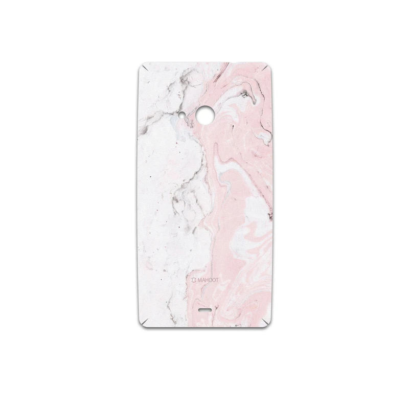 برچسب پوششی ماهوت مدل Blanco-Pink-Marble مناسب برای گوشی موبایل مایکروسافت Lumia 535