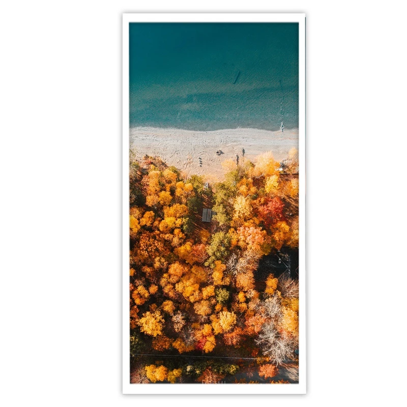 تابلو بکلیت طرح منظره پاییز و دریا مدل W-S3708