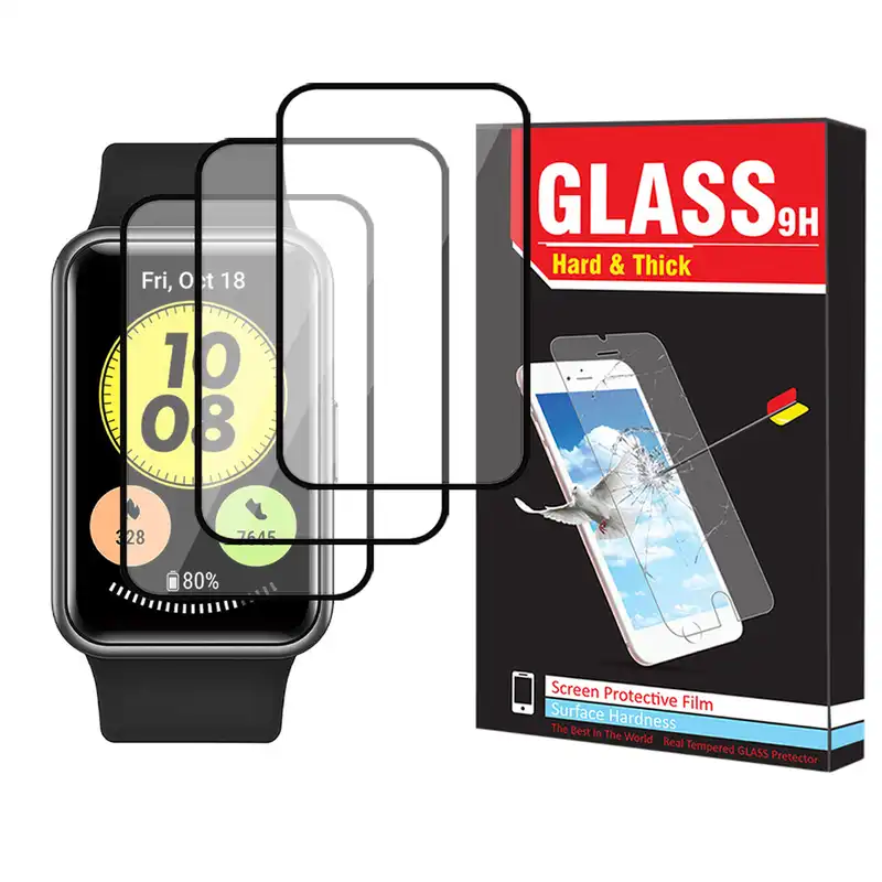 محافظ صفحه نمایش نانو هارد اند تیک مدل NHT مناسب برای ساعت هوشمند هواوی Watch Fit بسته سه عددی