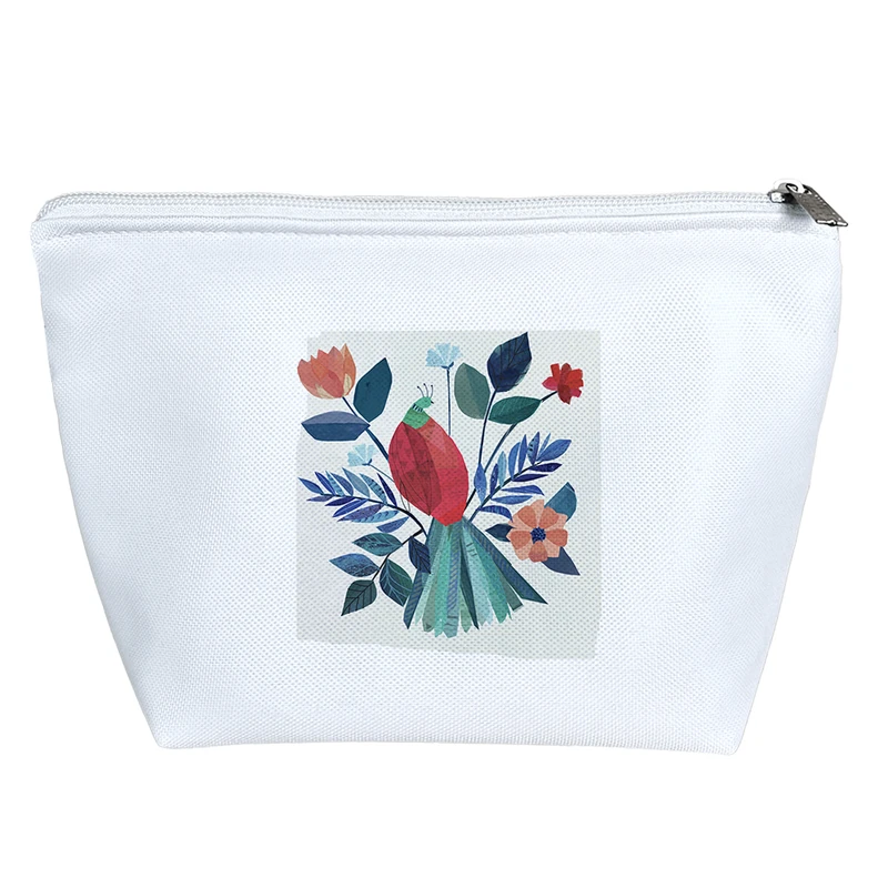 کیف لوازم آرایش دخترانه خندالو مدل گل و مرغ کد H1045