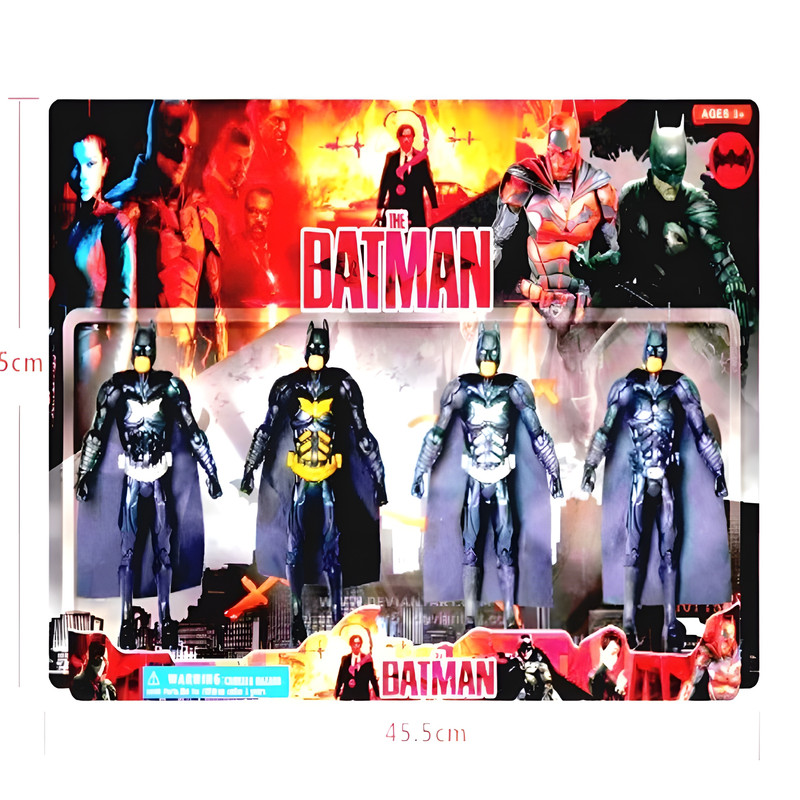 اکشن فیگور مدل بتمن مجموعه 4 عددی