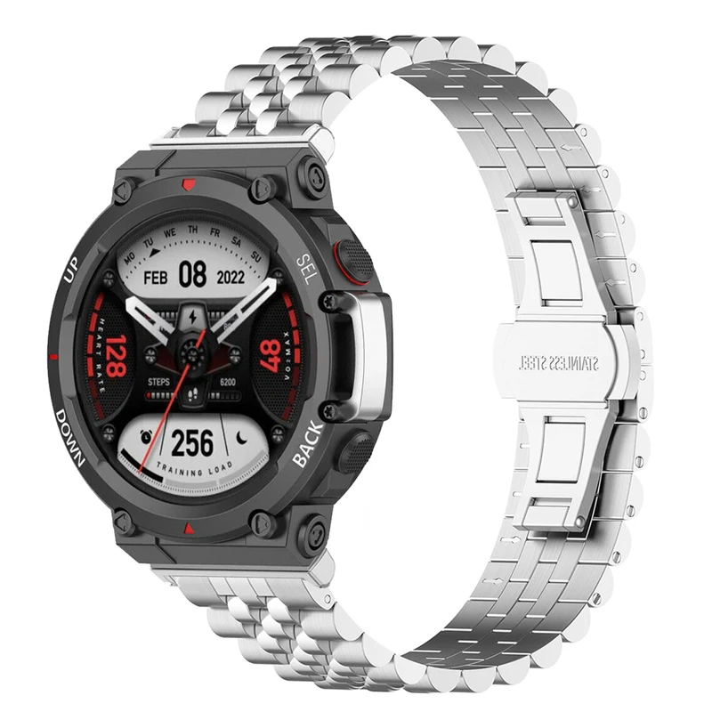 بند آلتیمیت شیلد مدل 5Row TX مناسب برای ساعت هوشمند امیزفیت Trex 3 22mm