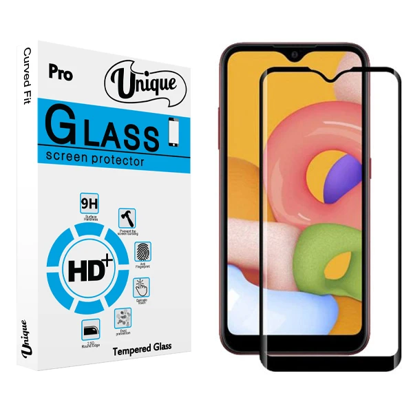 محافظ صفحه نمایش سرامیکی يونيک مدل +Clear مناسب برای گوشی موبایل سامسونگ Galaxy A01