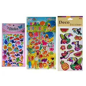 برچسب مدل فانتزی طرح حیوانات بسته 3 عددی