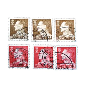 تمبر یادگاری مدل تاریخی دانمارک کد DS4787 مجموعه 6 عددی