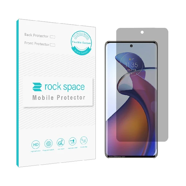 محافظ صفحه نمایش حریم شخصی راک اسپیس مدل 180F-01Y مناسب برای گوشی موبایل موتورولا Edge 30 Fusion