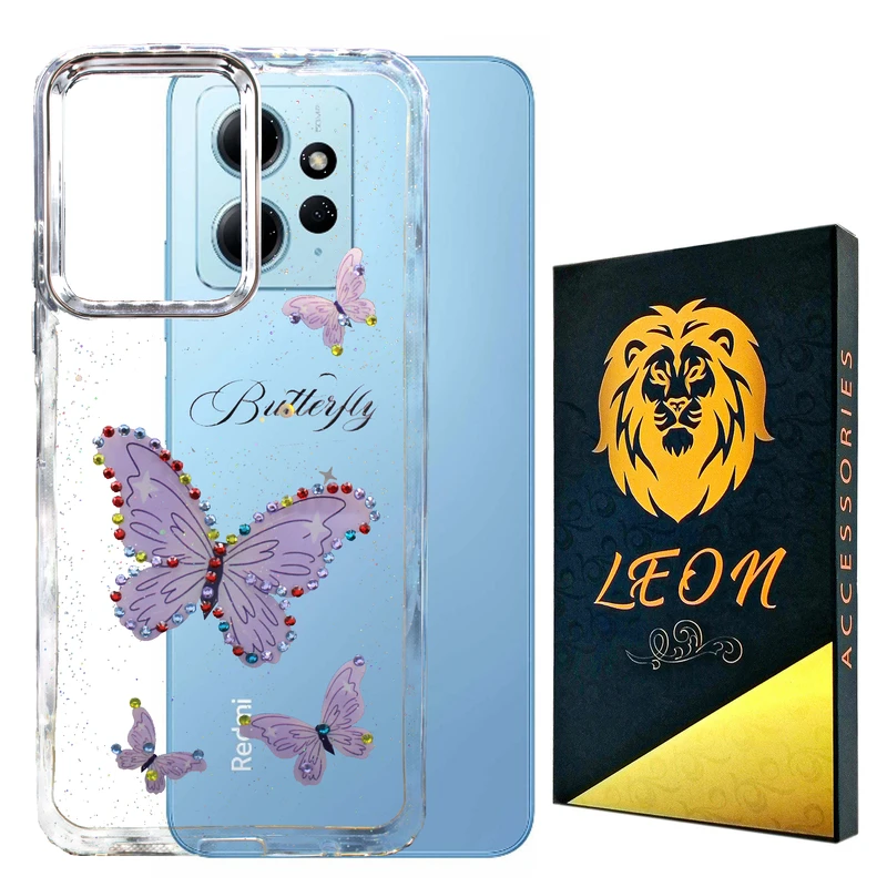 کاور لئون مدل Butterfly مناسب برای گوشی موبایل شیائومی Redmi Note 12 4G