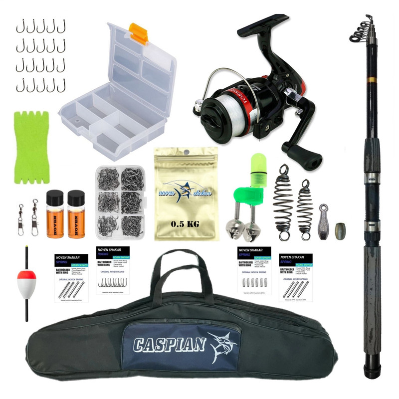 لوازم ماهیگیری مدل BLUK360_7000 مجموعه 103 عددی