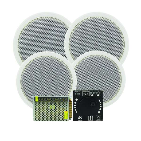 پخش کننده خانگی مدل پکیج چهار کانال مجموعه 6 عددی