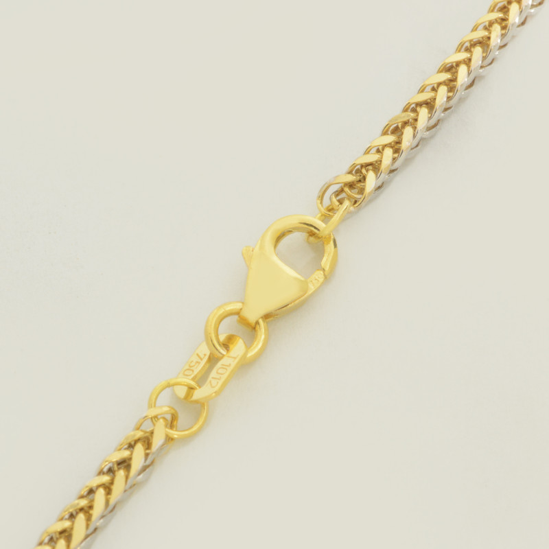 زنجیر طلا 18 عیار زنانه طلای مستجابی مدل میرو کد M05