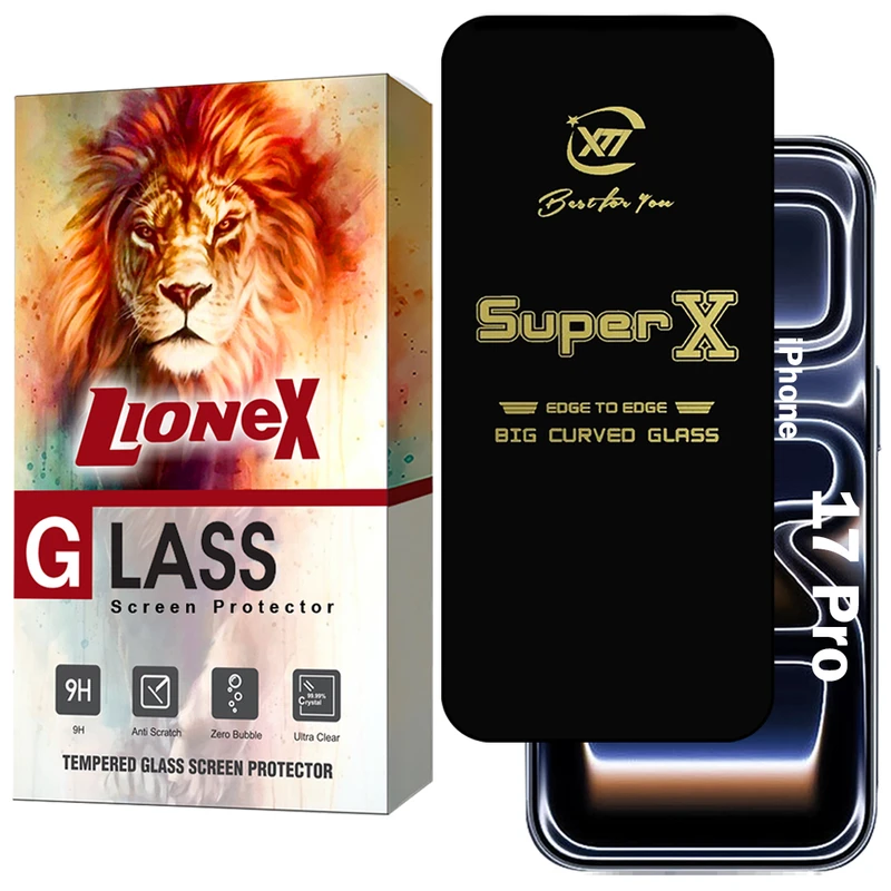 محافظ صفحه نمایش لایونکس مدل SUPL20 مناسب برای گوشی موبایل اپل iPhone 17 Pro