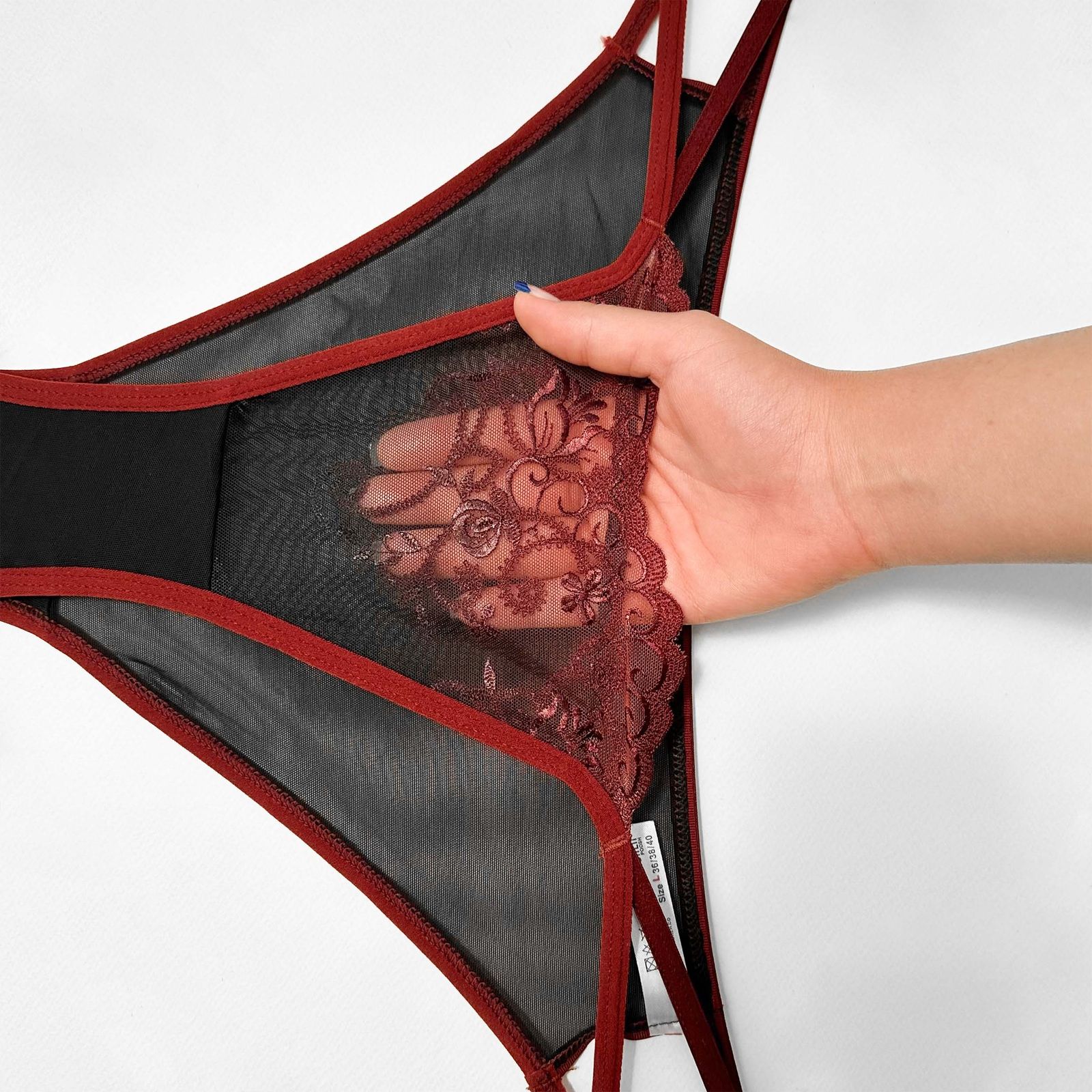 ست شورت و سوتین زنانه نوشه پوش مدل گیپوری کد 75002 -  - 16