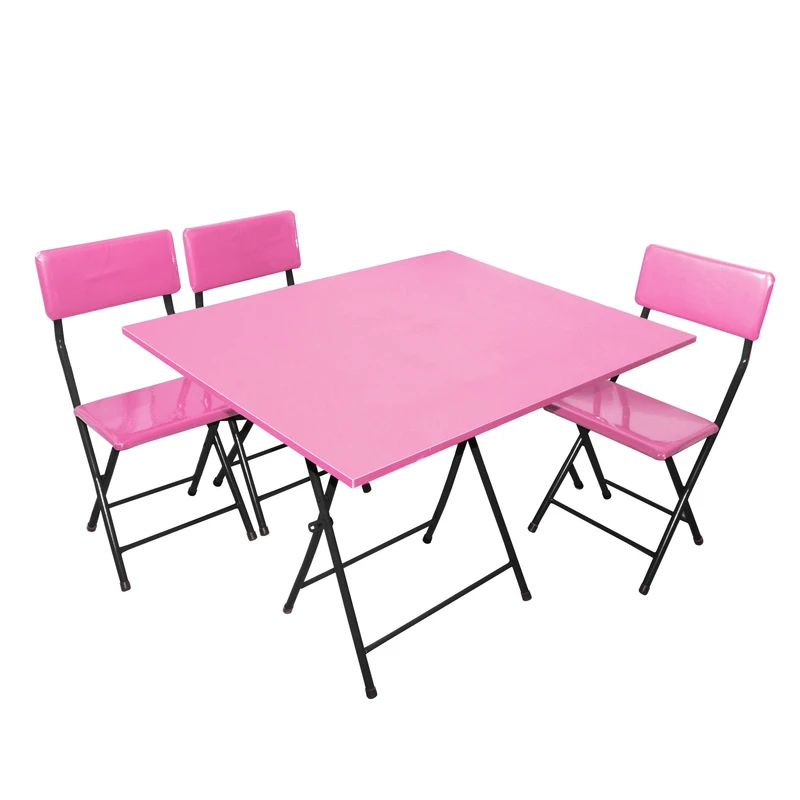 میز و صندلی ناهارخوری سه نفره میزیمو مدل تاشو کد 1735 