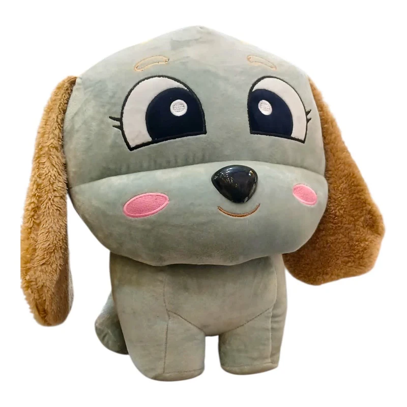 عروسک طرح سگ چشم درشت ارتفاع 36 سانتی‌متر