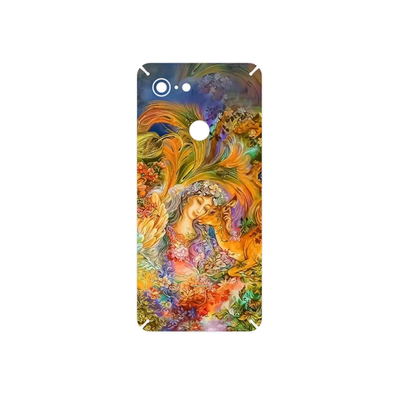 برچسب پوششی ماهوت مدل Persian miniature 3 مناسب برای گوشی موبایل گوگل Pixel 3
