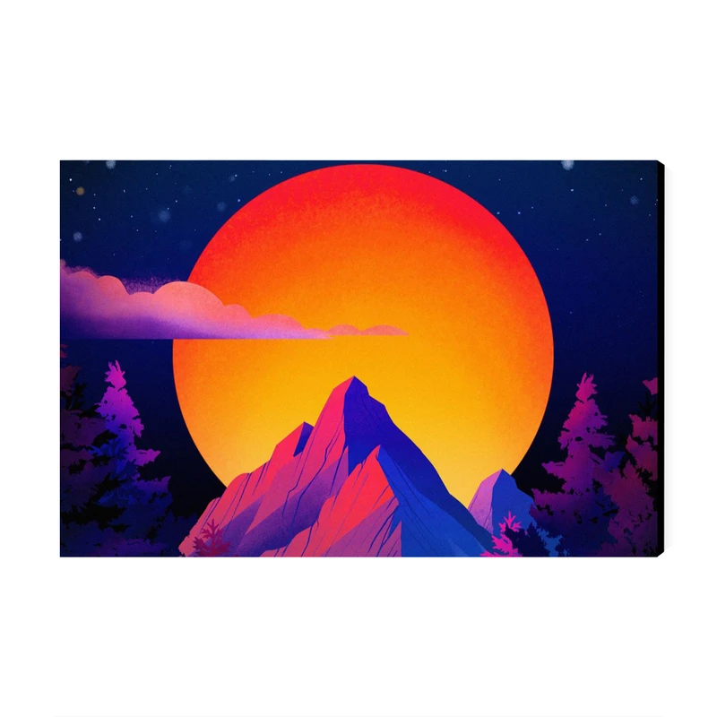 تابلو شاسی عرش مدل فانتزی ماه کد As1784