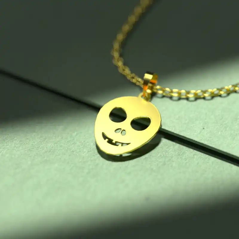 گردنبند طلا 18 عیار زنانه مدوپد مدل هالووین کد G3-1-1288