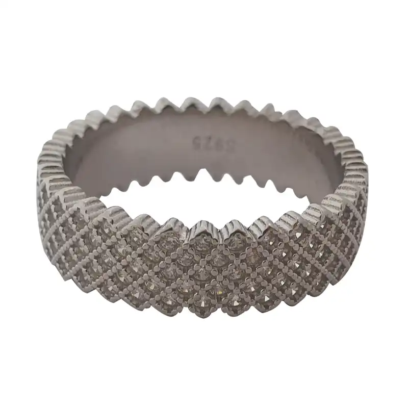 انگشتر نقره زنانه مدل N90