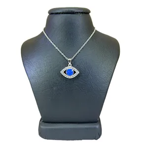 گردنبند نقره زنانه سواروسکی مدل چشم جواهر کد 59633
