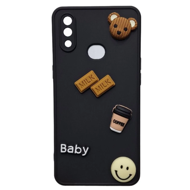 کاور طرح میلک برجسته مدل A10s مناسب برای گوشی موبایل سامسونگ Galaxy A10S