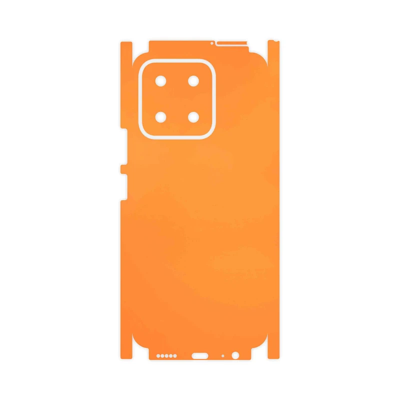 برچسب پوششی ماهوت مدل Matte-Orange-FullSkin مناسب برای گوشی موبایل آنر X5b Plus