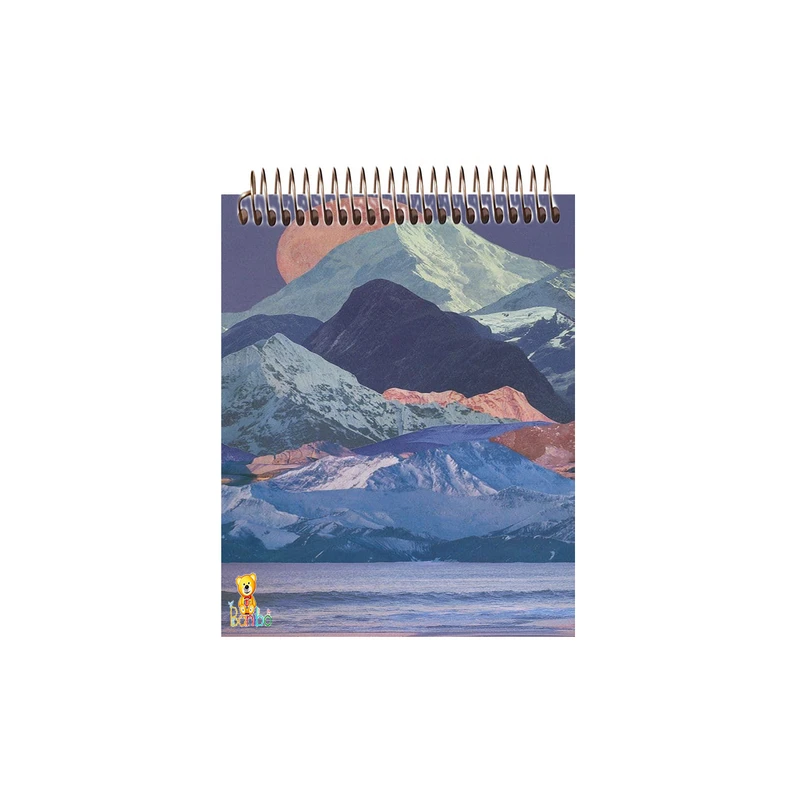 دفتر نقاشی 50 برگ بانیبو مدل کوه کد 155