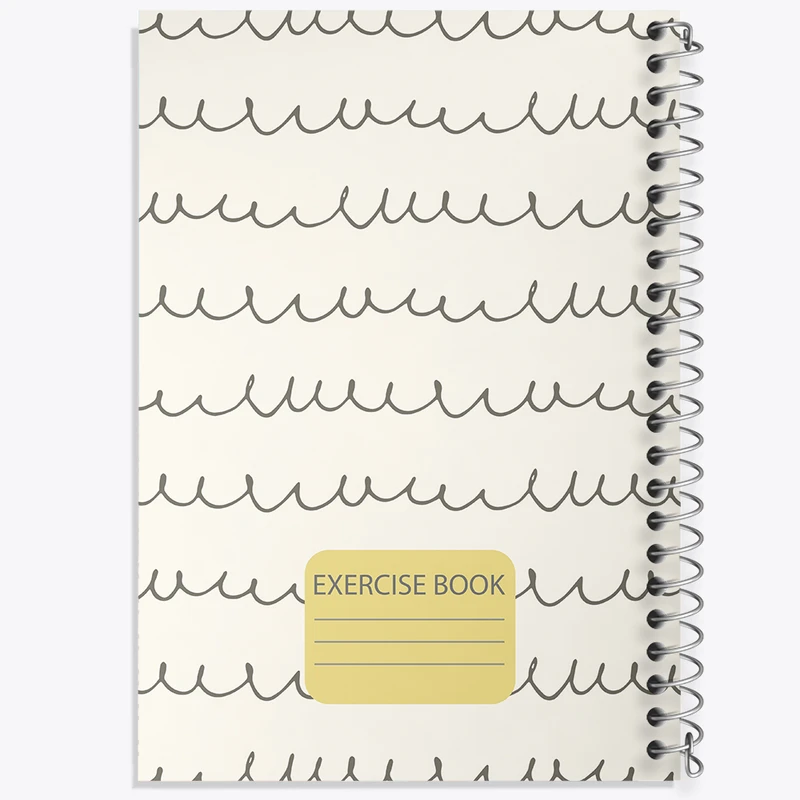 دفتر نقاشی 50 برگ خندالو طرح پترن فانتزی کد N455