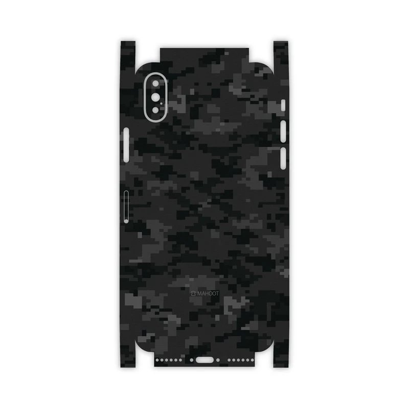 برچسب پوششی ماهوت مدل Night-Army-Pixel-FullSkin مناسب برای گوشی موبایل اپل iPhone X