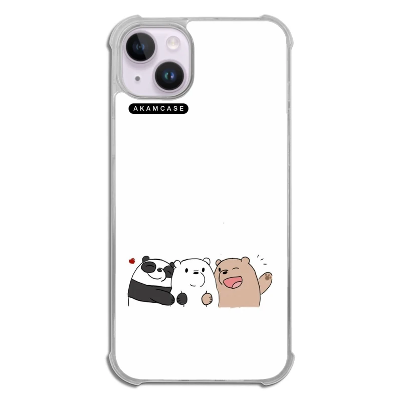 کاور آکام مدل AMCWTA14PLUS-BARE BEAR14 مناسب برای گوشی موبایل اپل iPhone 14 Plus