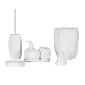 ست سرویس بهداشتی 7 پارچه دلفین مدل FN-706-W