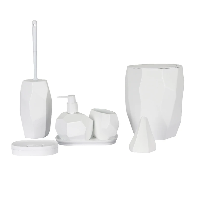 ست سرویس بهداشتی 7 پارچه دلفین مدل FN-706-W