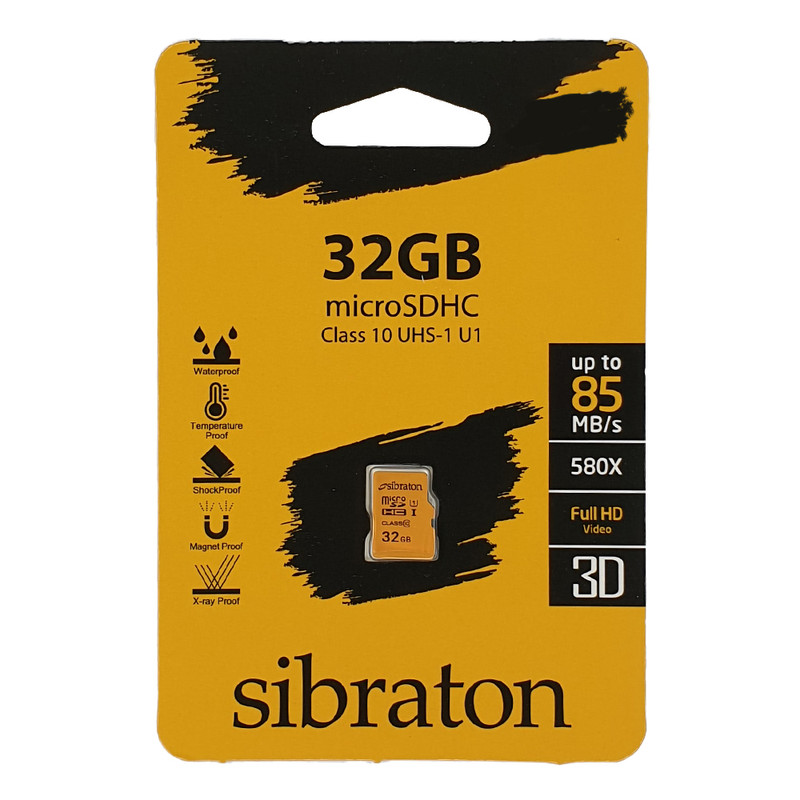 کارت حافظه  microSDHC سیبراتون کلاس 10 استاندارد UHS-I U1 سرعت 85MBps ظرفیت 32 گیگابایت